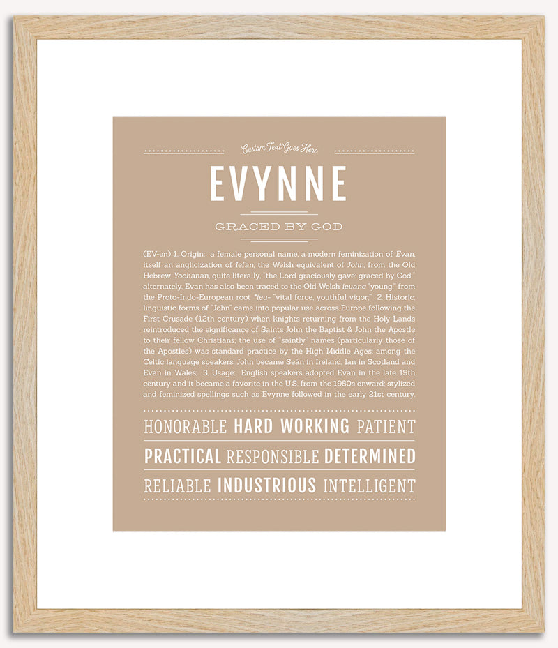 Evynne | Name Art Print