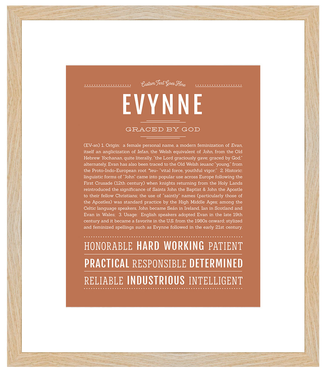 Evynne | Name Art Print