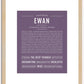 Ewan | Name Art Print