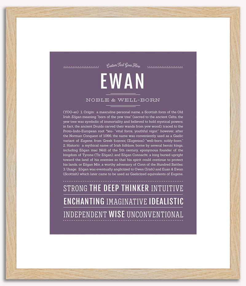 Ewan | Name Art Print