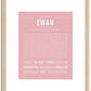 Ewan | Name Art Print