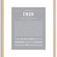 Ewan | Name Art Print