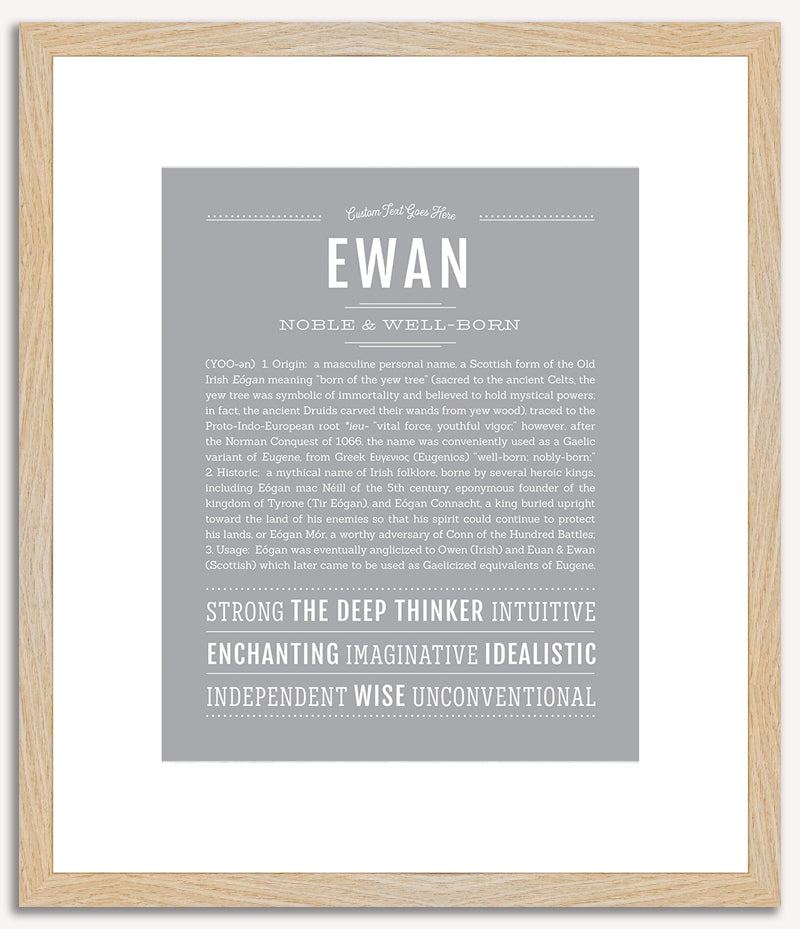 Ewan | Name Art Print