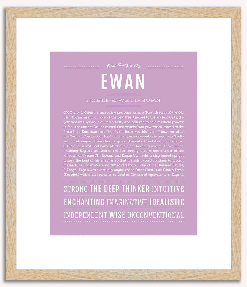 Ewan | Name Art Print