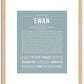 Ewan | Name Art Print