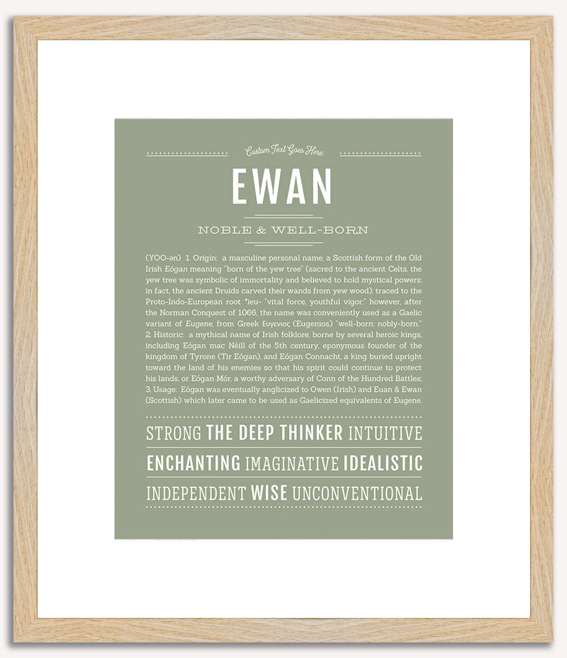 Ewan | Name Art Print