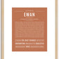 Ewan | Name Art Print