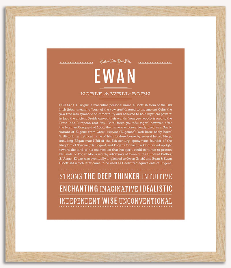 Ewan | Name Art Print