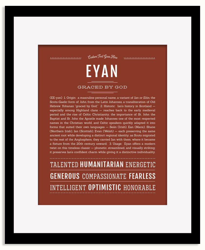 Frame Options | Bordeaux | Black Frame, Matted