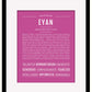 Frame Options | Dark Pink | Black Frame, Matted