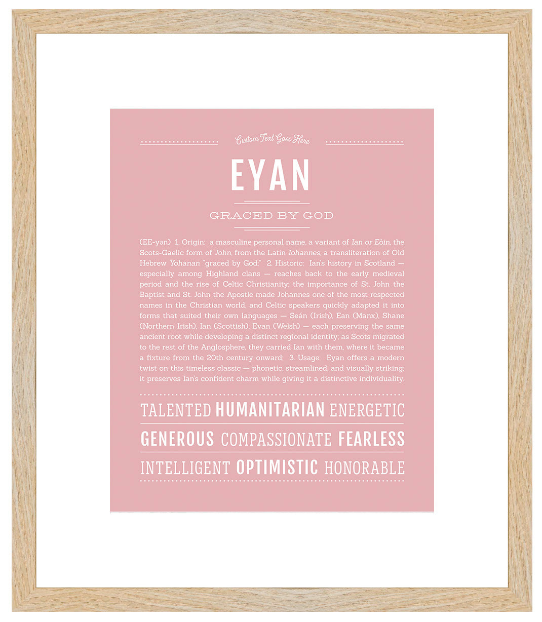 Frame Options | Dusty Rose | Maple Frame, Matted