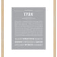 Frame Options | Light Gray | Maple Frame, Matted