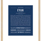Frame Options | Midnight Blue | Maple Frame, Matted