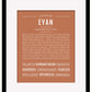 Frame Options | Terra Cotta | Black Frame, Matted