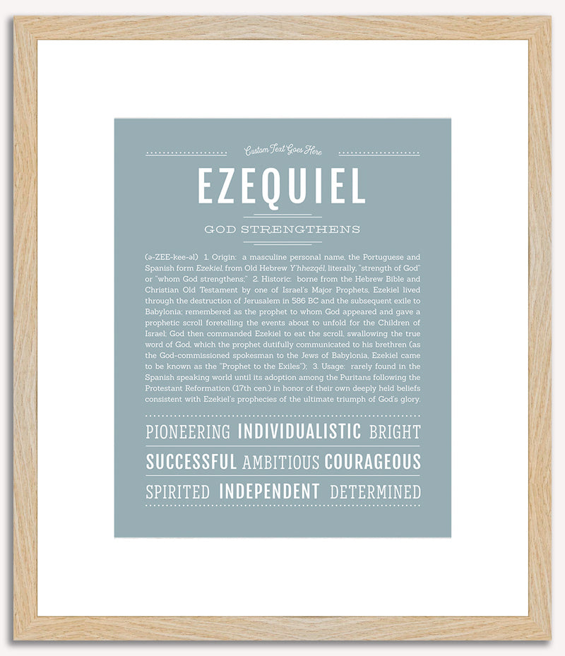 Ezequiel | Name Art Print