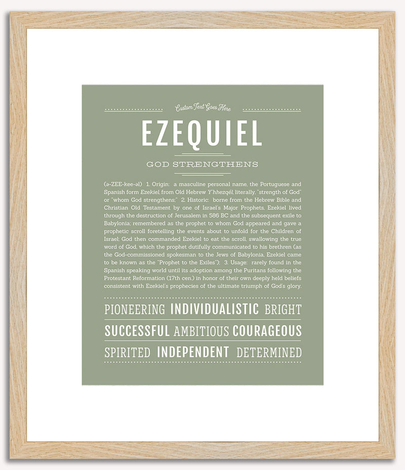 Ezequiel | Name Art Print