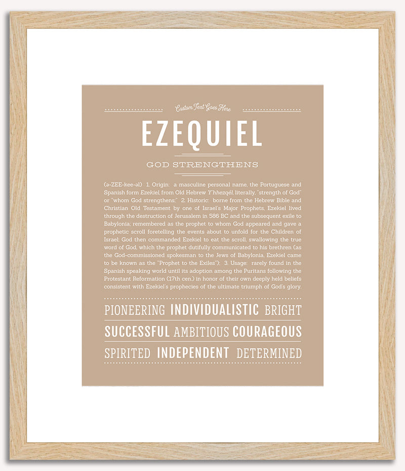 Ezequiel | Name Art Print