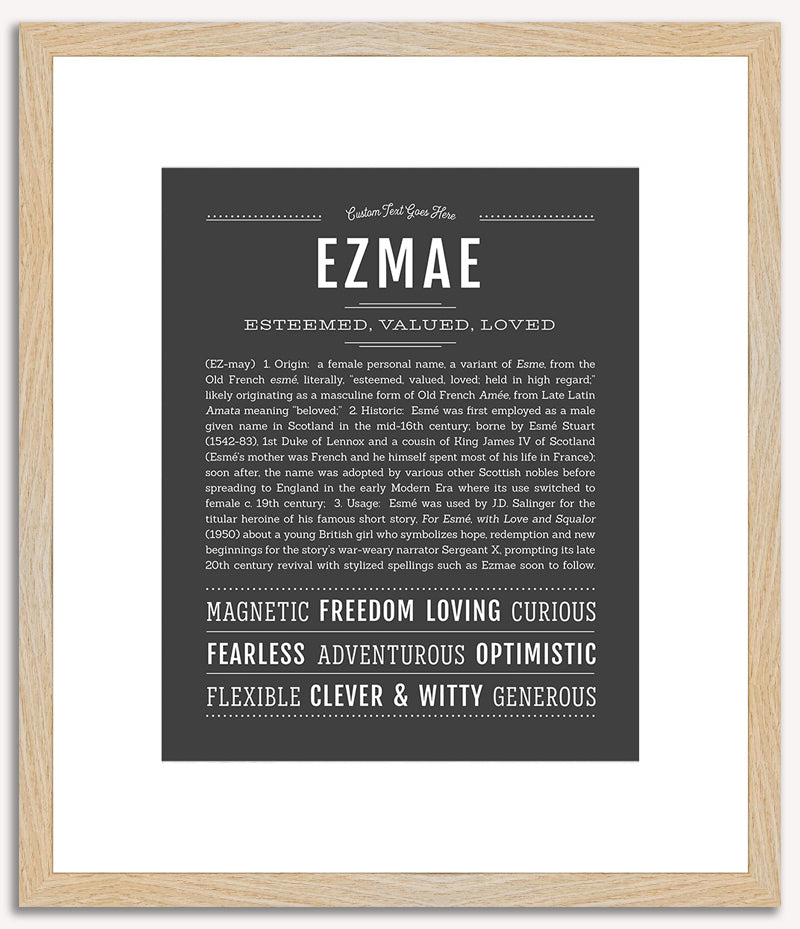 Ezmae | Name Art Print