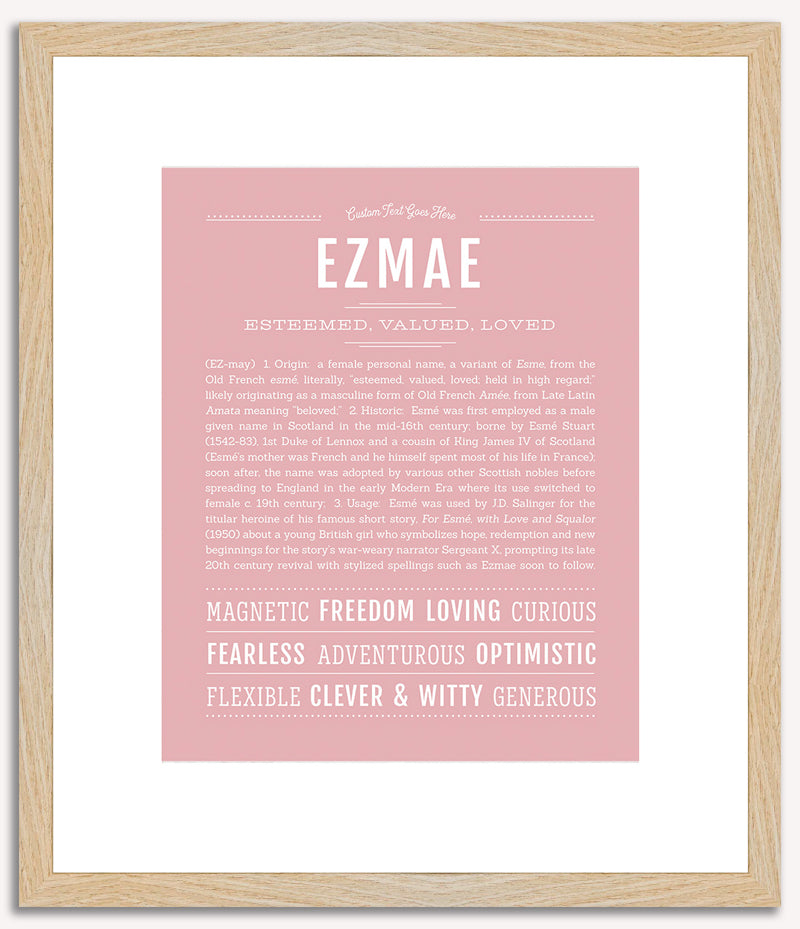 Ezmae | Name Art Print