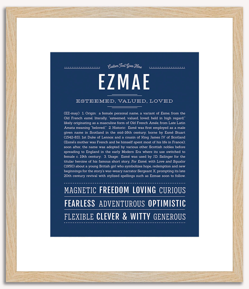 Ezmae | Name Art Print