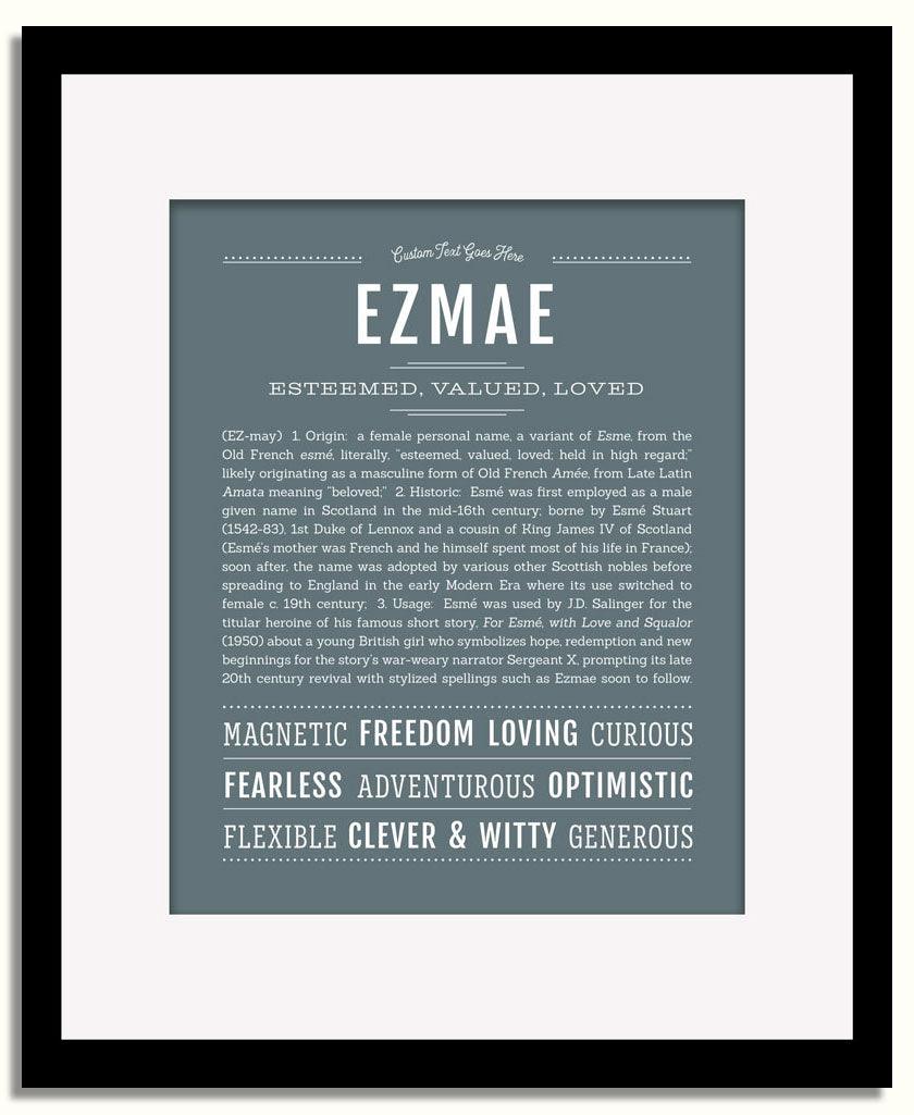 Frame Options | Night Rendezvous | Black Frame, Matted