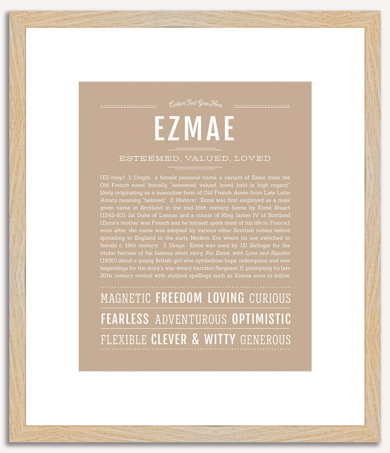 Ezmae | Name Art Print