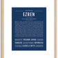 Ezren | Name Art Print