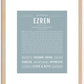 Ezren | Name Art Print