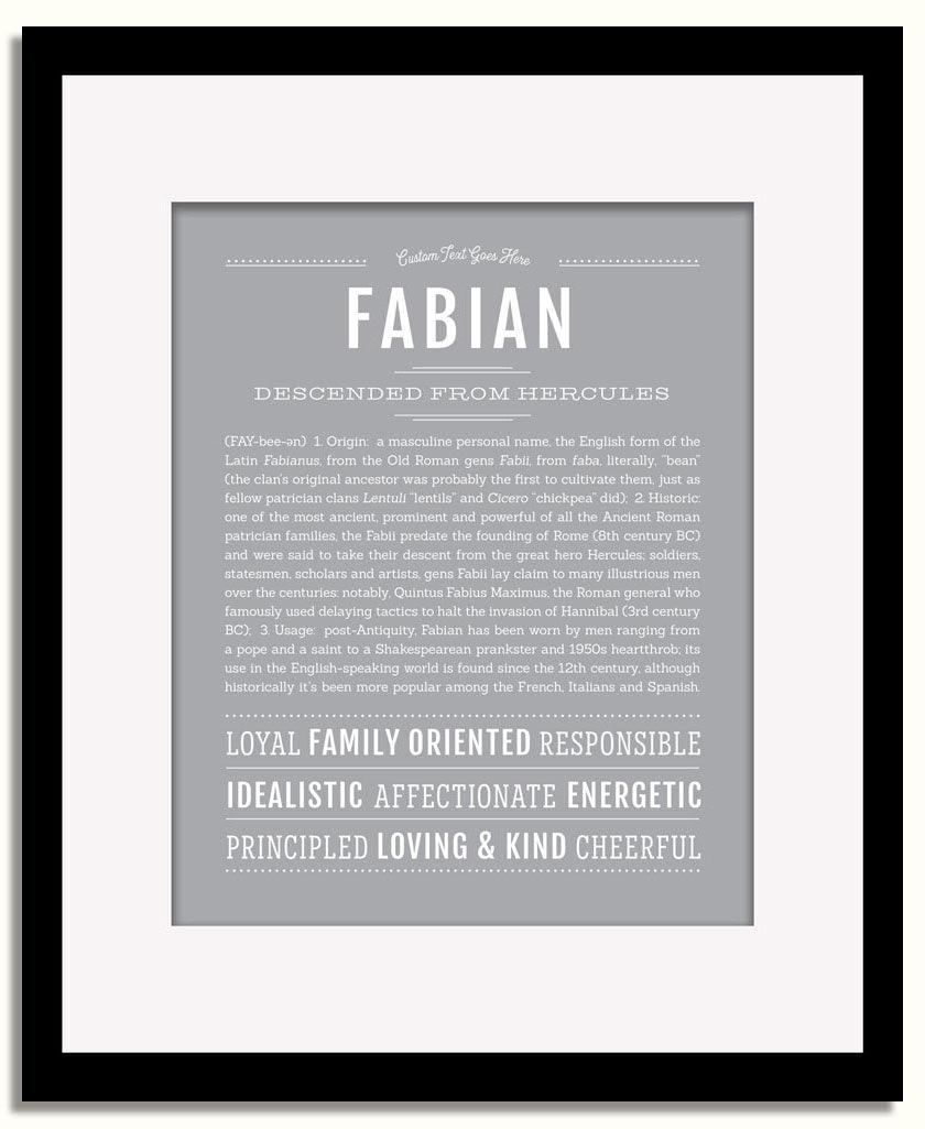 Frame Options | Sage | Black Frame, Matted