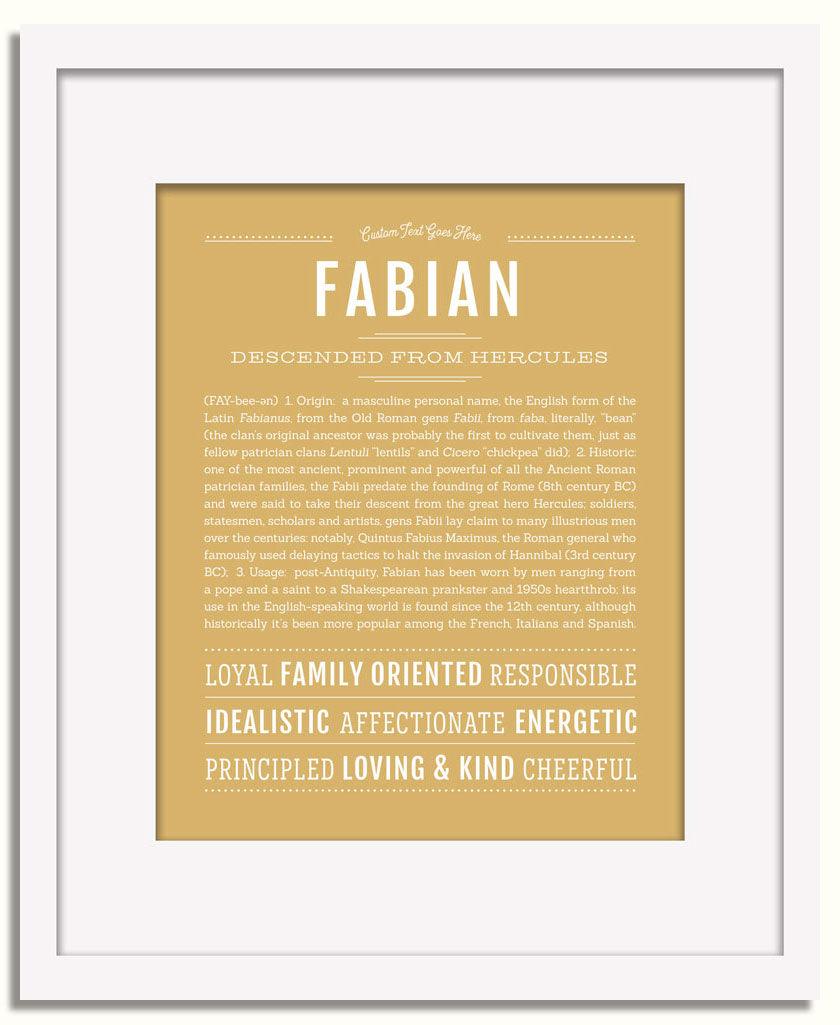 Frame Options | Matte Gold | White Frame, Matted