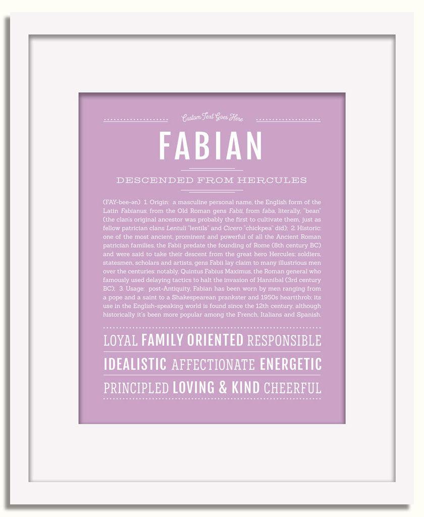 Frame Options | Lilac | White Frame, Matted