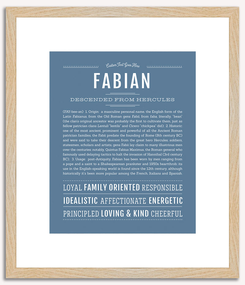 Fabian | Name Art Print