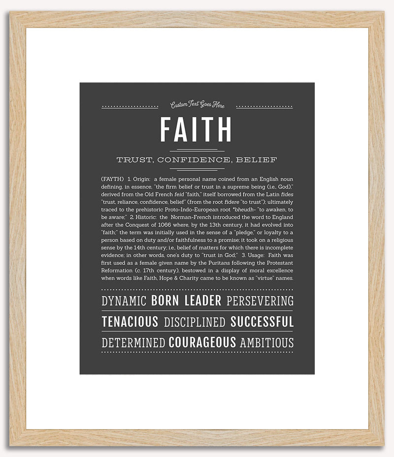 Faith | Name Art Print