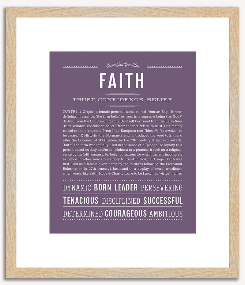 Faith | Name Art Print