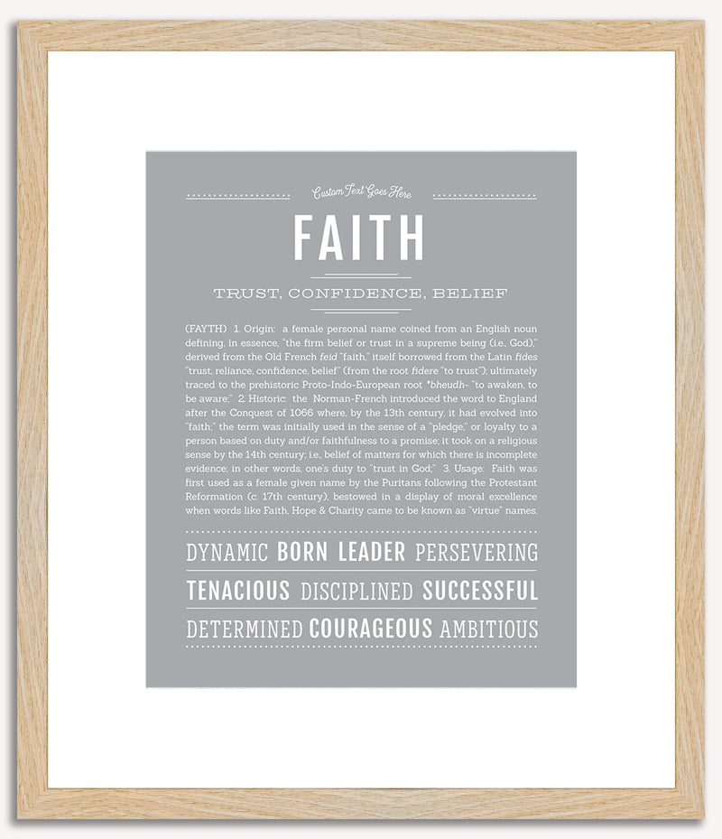 Faith | Name Art Print