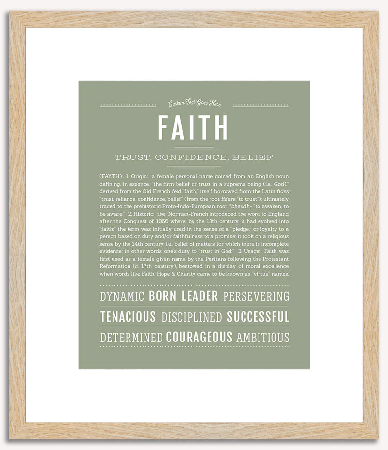 Faith | Name Art Print