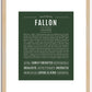 Fallon | Name Art Print