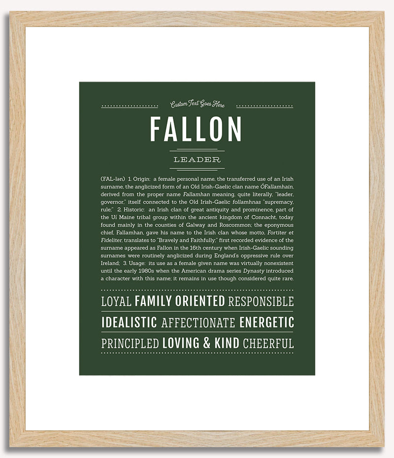 Fallon | Name Art Print