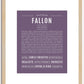 Fallon | Name Art Print