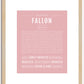 Fallon | Name Art Print