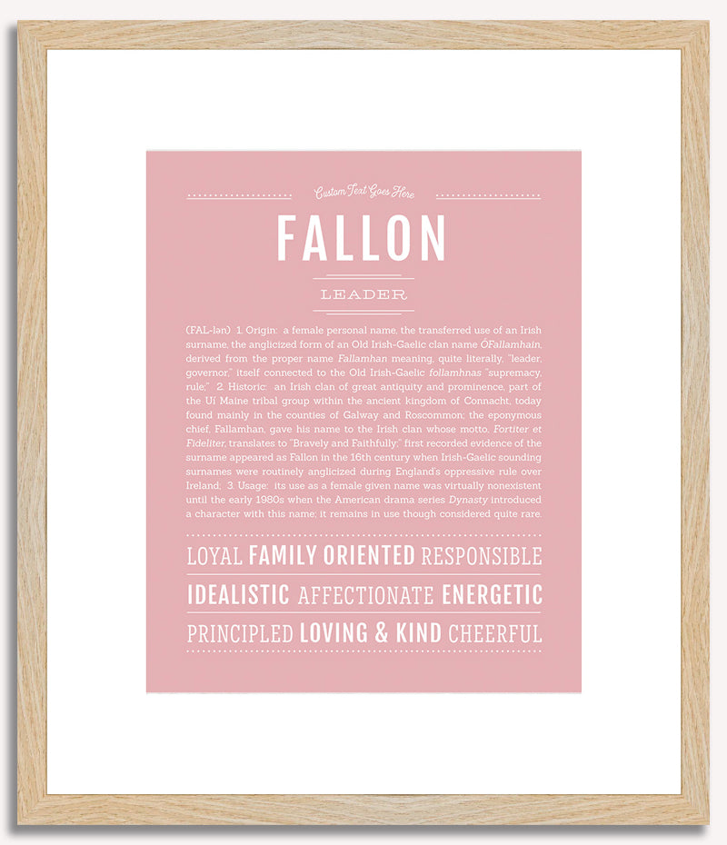 Fallon | Name Art Print