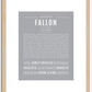 Fallon | Name Art Print