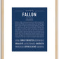 Fallon | Name Art Print