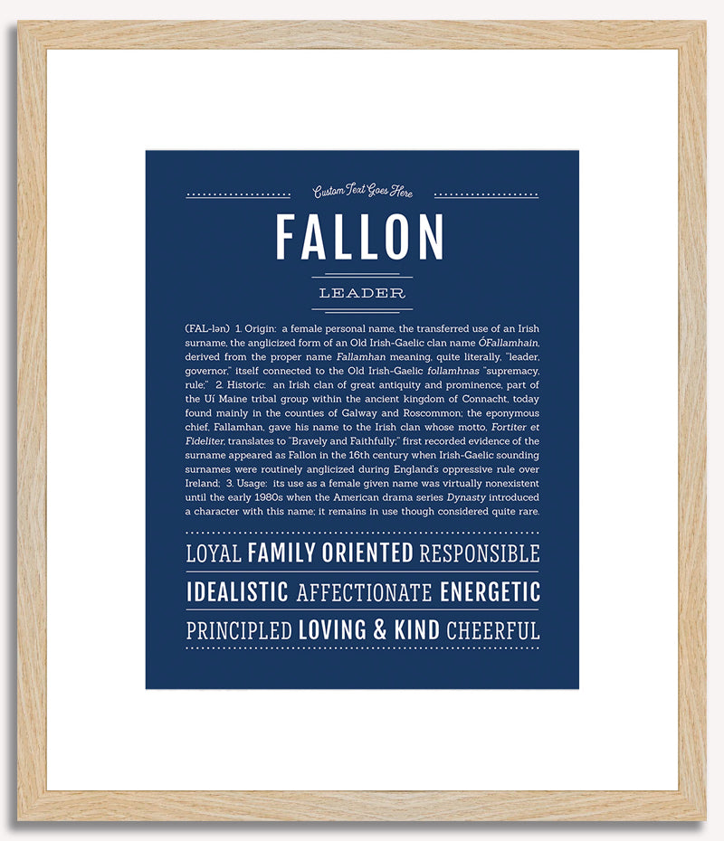 Fallon | Name Art Print