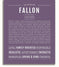 Fallon | Name Art Print β Name Stories