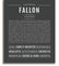 Fallon | Name Art Print – Name Stories