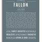 Fallon | Name Art Print – Name Stories