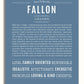 Fallon | Name Art Print – Name Stories