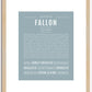 Fallon | Name Art Print