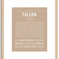 Fallon | Name Art Print